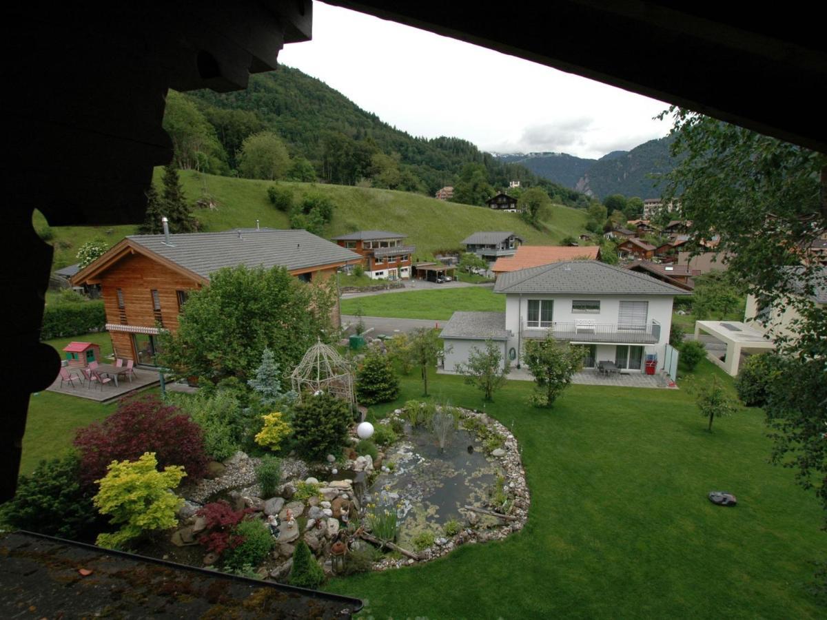 Pristine Home In A Charming Village Large Grassy Sunbathing Area View Of The M Nch And Jungfrau Wilderswil Kültér fotó