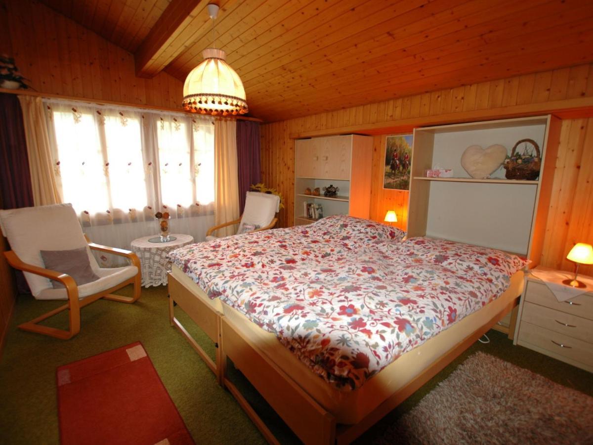 Pristine Home In A Charming Village Large Grassy Sunbathing Area View Of The M Nch And Jungfrau Wilderswil Kültér fotó