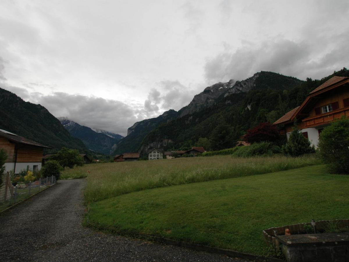 Pristine Home In A Charming Village Large Grassy Sunbathing Area View Of The M Nch And Jungfrau Wilderswil Kültér fotó